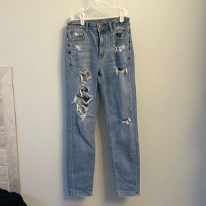 American Eagle ripped jeans